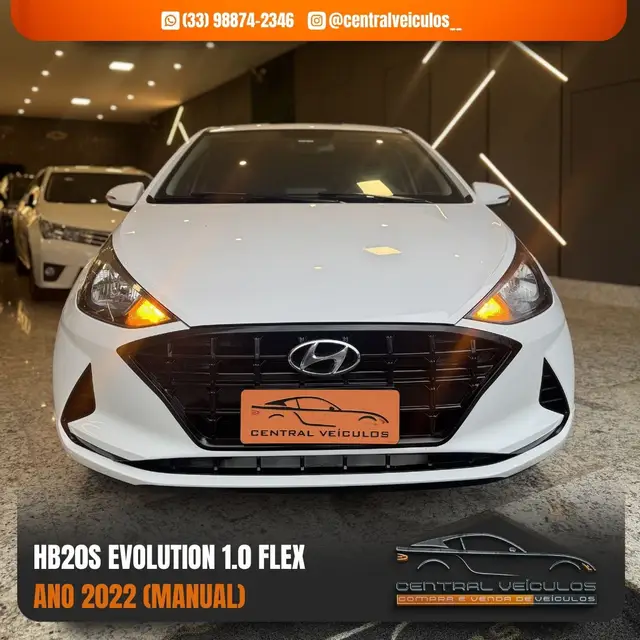 Carro Hyundai HB20S 2022 1.0 Evolution Pack (Flex)