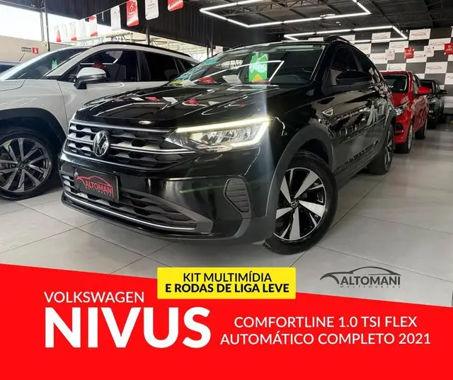 Carro Volkswagen Nivus 2021 Comfortline 1.0 Turbo (Aut) (Flex)