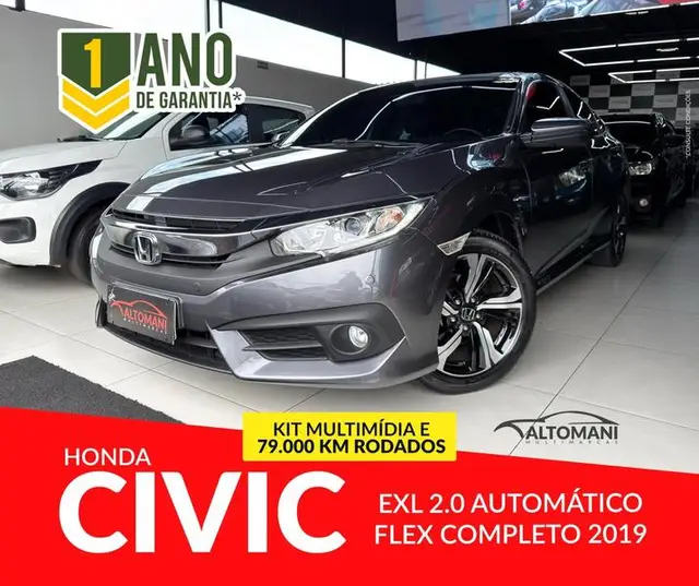 Carro Honda Civic 2019 EXL 2.0 i-VTEC CVT