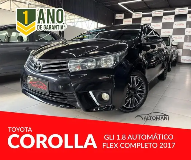 Carro Toyota Corolla 2017 1.8 Dual VVT GLi Multi-Drive (Flex)