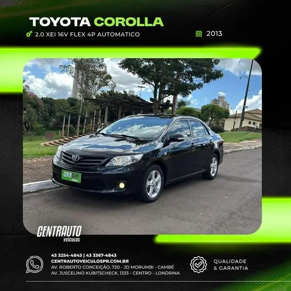 Carro Toyota Corolla 2013 2.0 XEi Multi-Drive S (Flex)