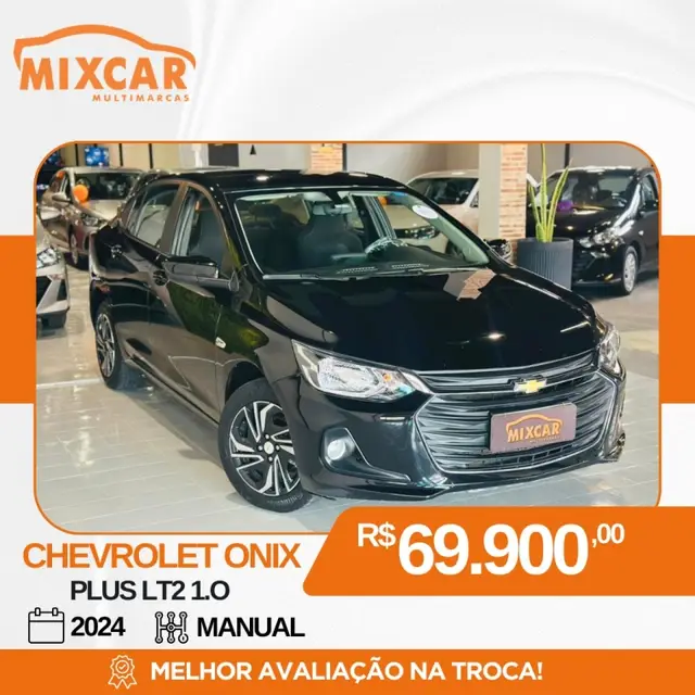 Carro Chevrolet Onix Plus 2024 LT 1.0