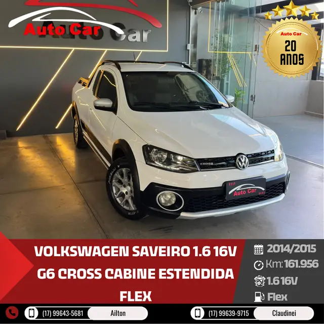 Carro Volkswagen Saveiro 2015 Cross 1.6 16v MSI CE (Flex)