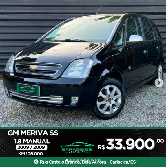 Carro Chevrolet Meriva 2009 SS 1.8 (Flex) (easytronic)