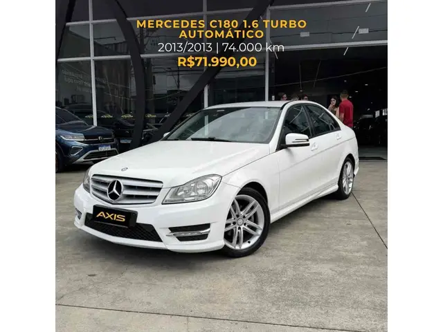 Carro Mercedes-Benz Classe C 2013 C 180 1.6 CGI Turbo