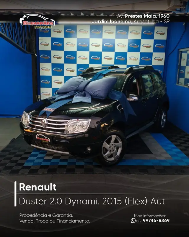 Carro Renault Duster 2015 2.0 16V Dynamique (Aut) (Flex)