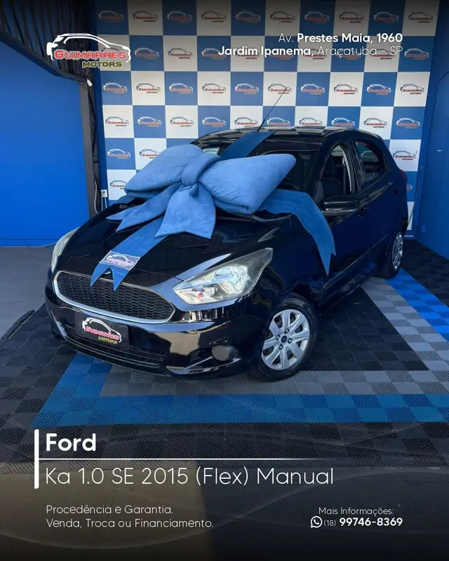 Carro Ford Ka 2015 SE Plus 1.0 (Flex)