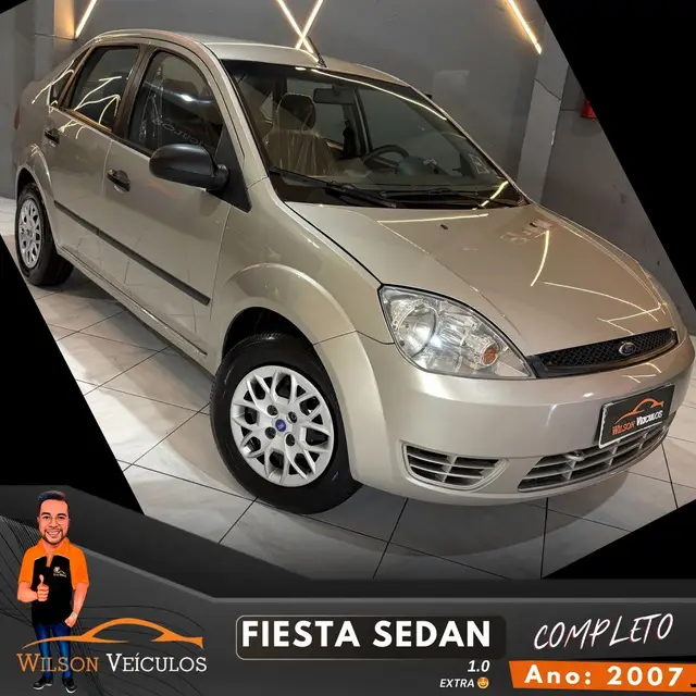 Carro Ford Fiesta Sedan 2007 1.0 (Flex)