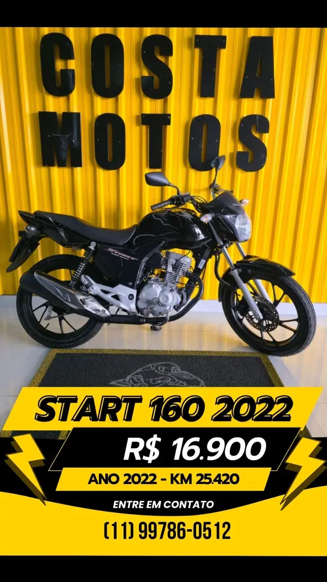 Moto Honda CG 160 2022 Start