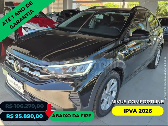 Carro Volkswagen Nivus 2024 Comfortline 200 TSI