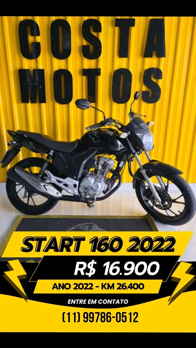 Moto Honda CG 160 2022 Start