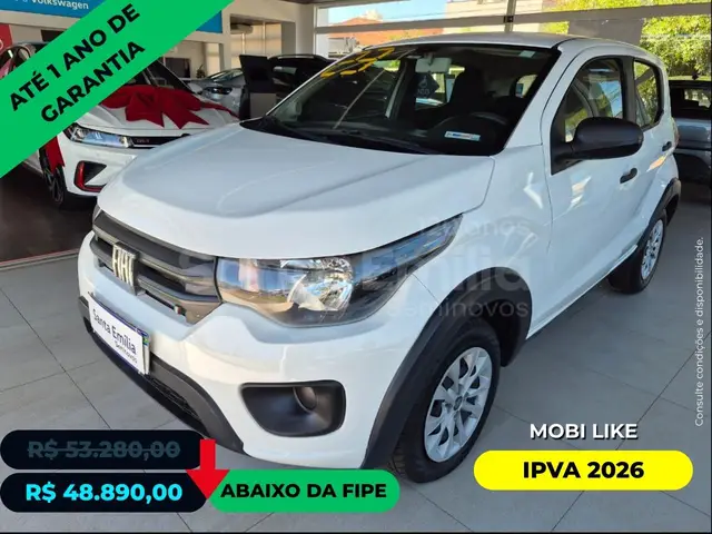 Carro Fiat Mobi 2023 Like 1.0 (Flex)