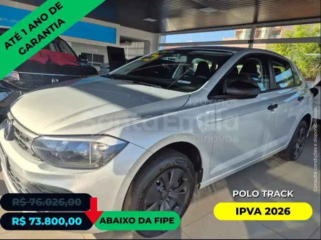 Carro Volkswagen Polo 2025 Track 1.0 Flex 12V 5p