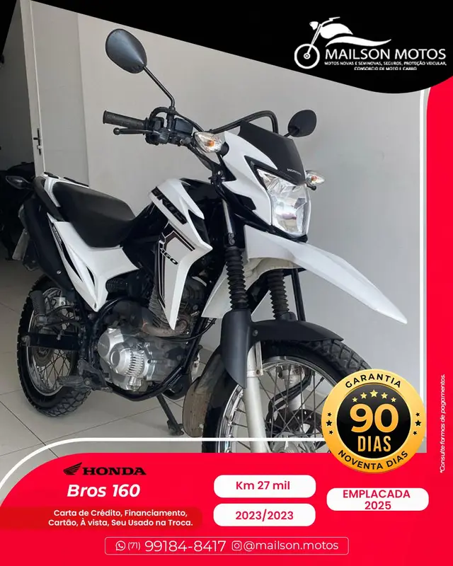 Moto Honda NXR 160 2023 Bros ESDD