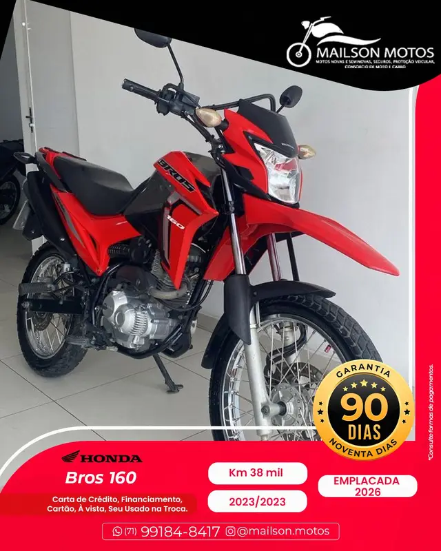 Moto Honda NXR 160 2023 Bros ESDD