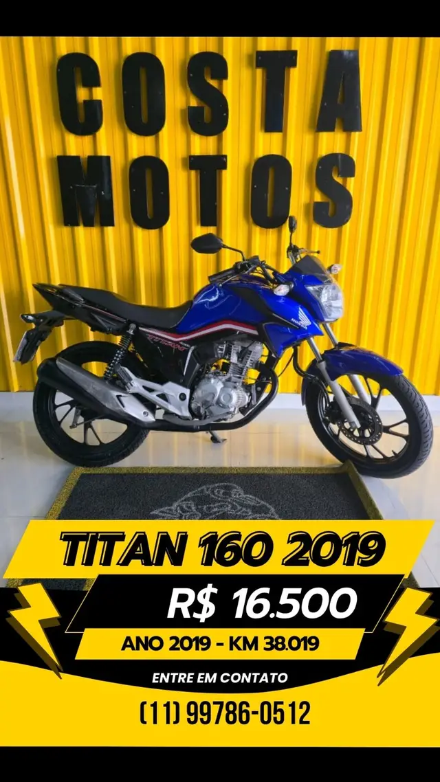 Moto Honda CG 160 2019 Titan
