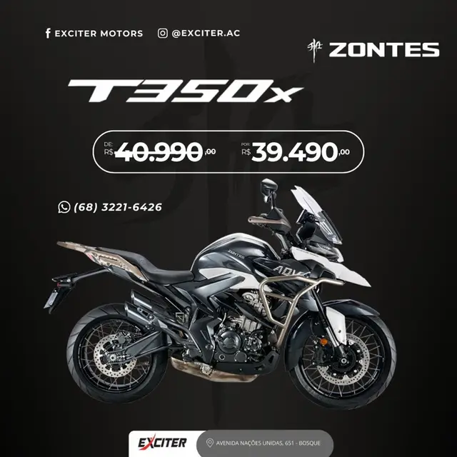 Moto Zontes T350x 2026 ABS