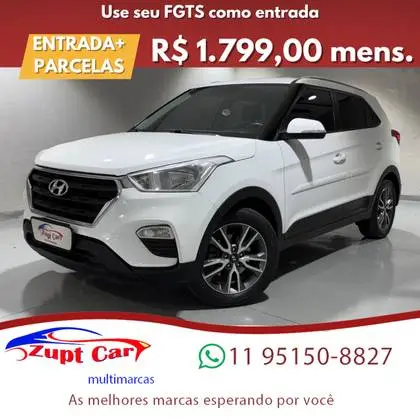 Carro Hyundai Creta 2019 Pulse Plus 1.6 (Aut) (Flex)