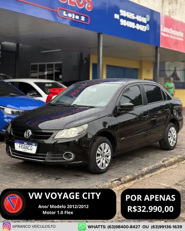 Carro Volkswagen Voyage 2012 1.0 Total Flex