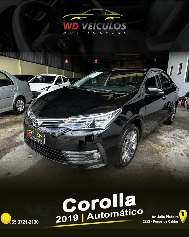 Carro Toyota Corolla 2019 2.0 XEi Multi-Drive S (Flex)