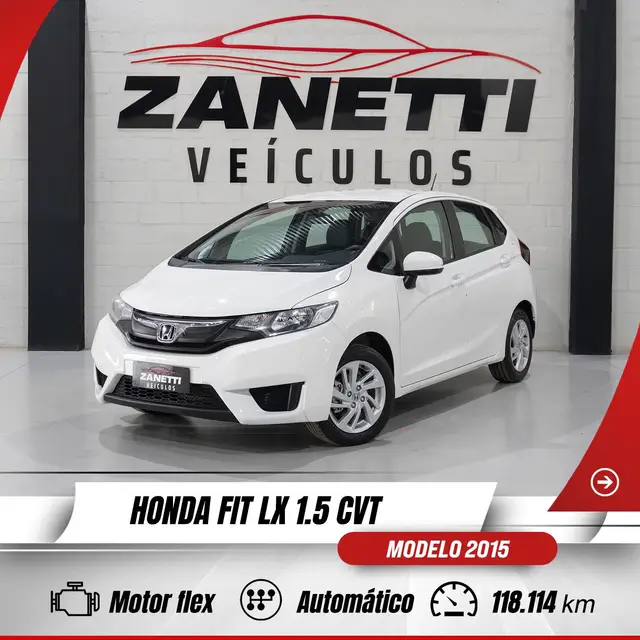 Carro Honda Fit 2015 1.5 16v LX CVT (Flex)