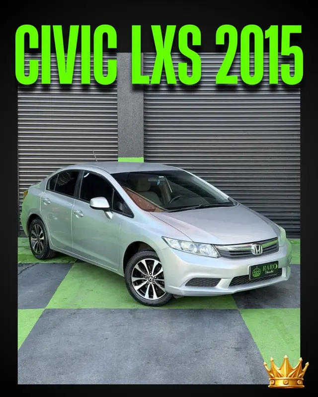 Carro Honda Civic 2015 LXS 1.8 i-VTEC (Aut) (Flex)