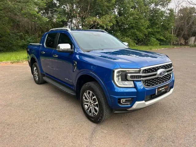 Carro Ford Ranger Cabine Dupla 2024 Black 2.0 Turbodiesel 4x2 (Aut.)