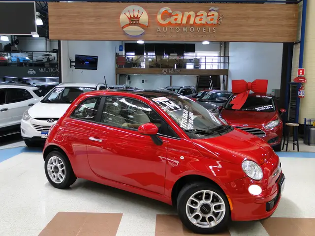 Carro Fiat 500 2014 Cult Dualogic 1.4 Evo (Flex)