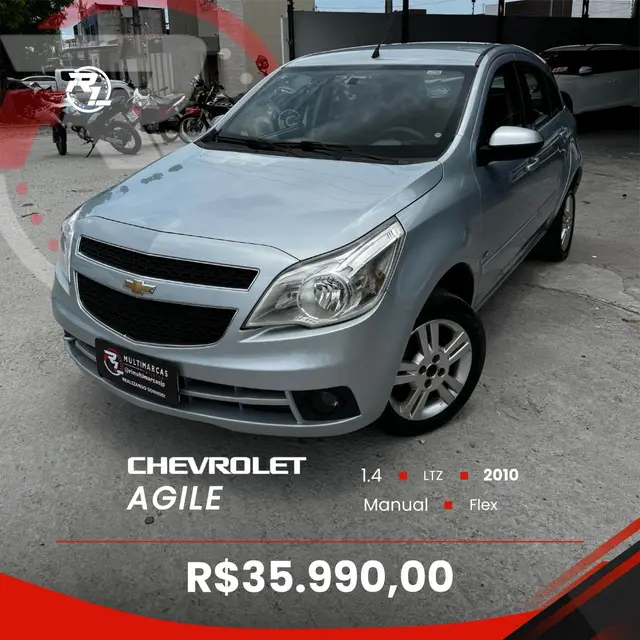 Carro Chevrolet Agile 2010 LTZ 1.4 8V (Flex)