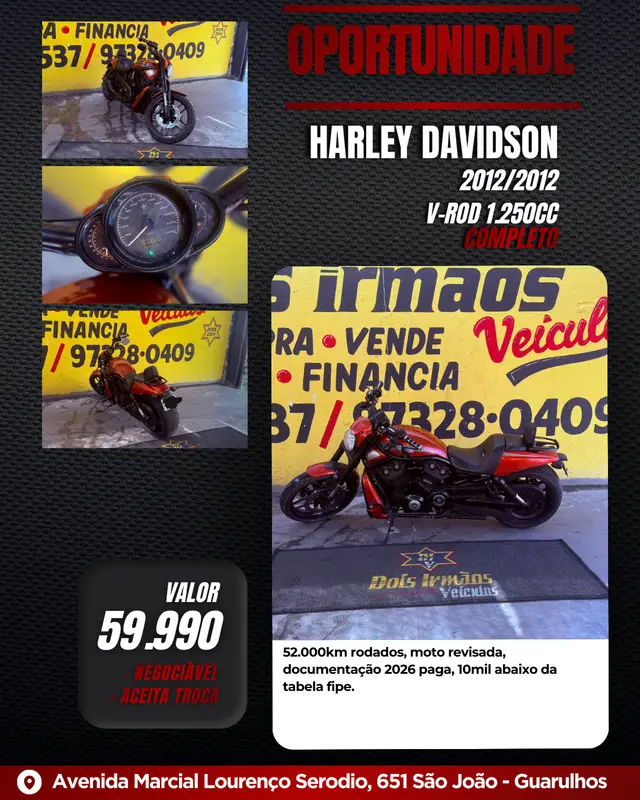 Moto Harley-Davidson V Rod Custom 2012 Night Rod Special