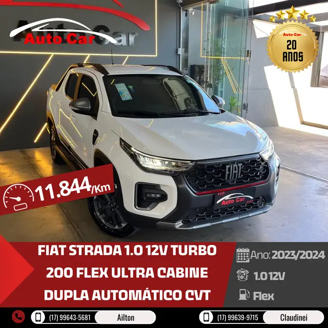 Carro Fiat Strada 2024 Ultra 1.0 Turbo