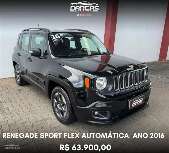 Carro Jeep Renegade 2016 Sport 1.8 4x2 (Aut) (Flex)