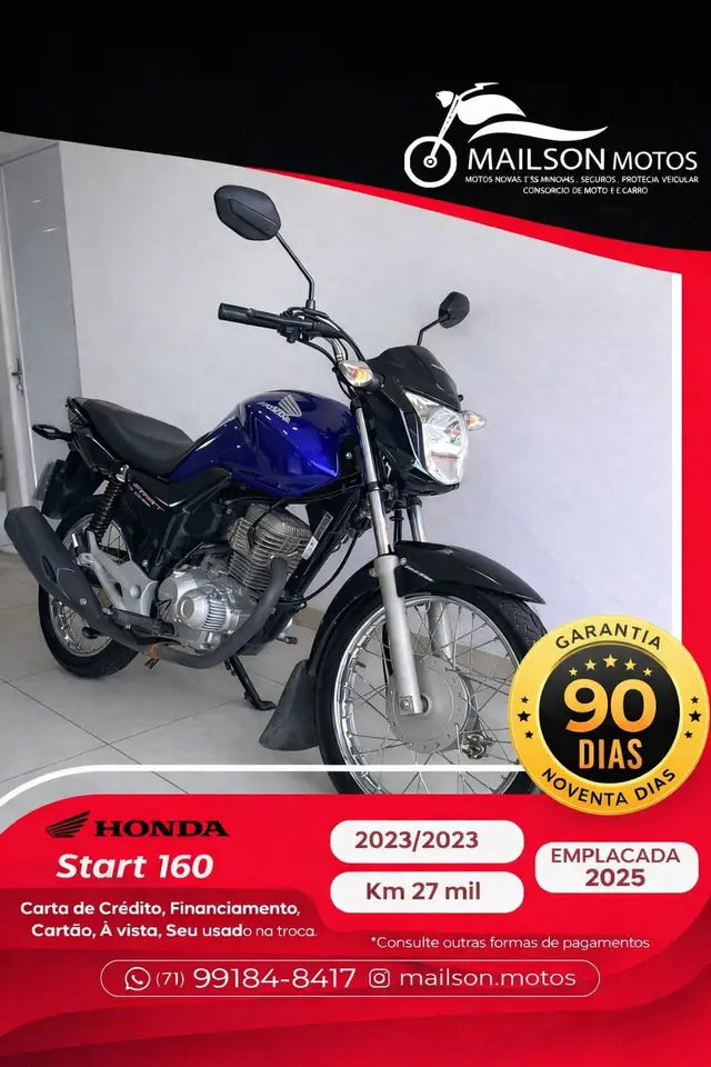 Moto Honda CG 160 2023 Start