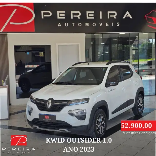 Carro Renault Kwid 2023 Outsider 1.0 12v SCe (Flex)