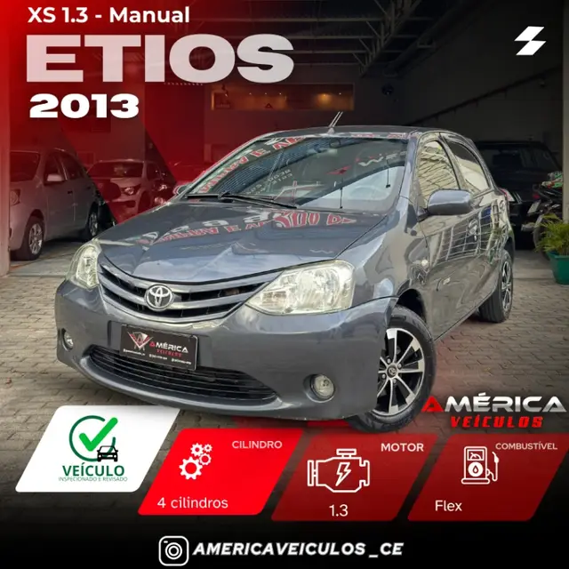 Carro Toyota Etios 2013 XS 1.3 (Flex)