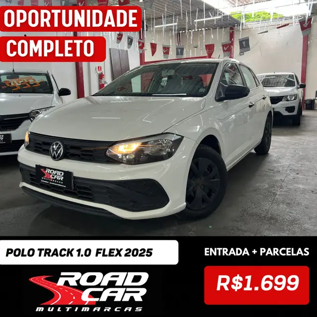 Carro Volkswagen Polo 2025 Track 1.0 Flex 12V 5p