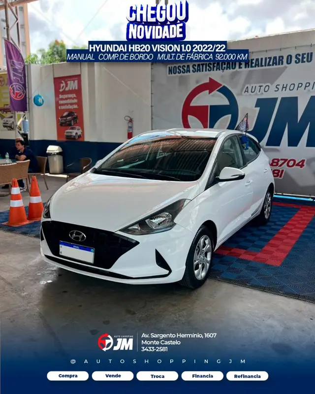Carro Hyundai HB20 2022 Vision 1.0