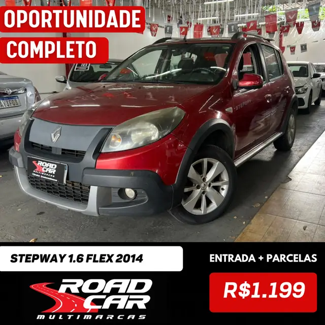 Carro Renault Sandero Stepway 2014 1.6 16V Hi-Flex (aut)