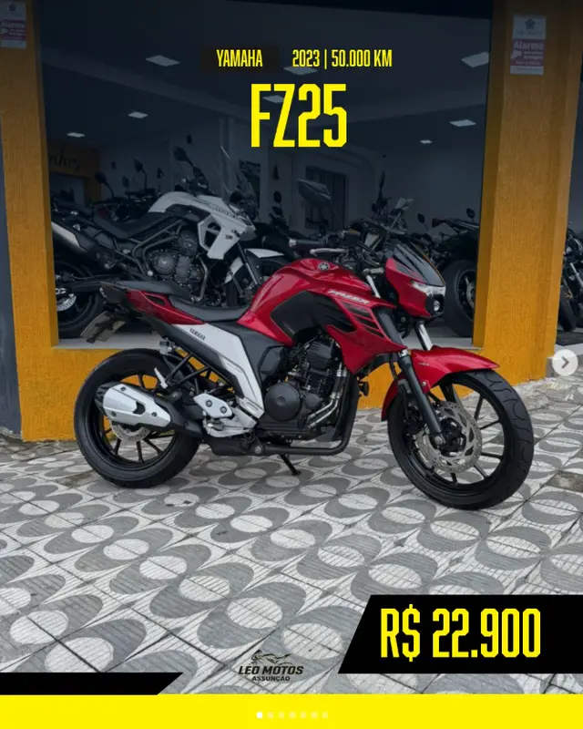 Moto Yamaha Fazer FZ25 2023 Flex