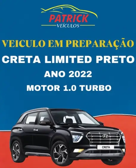 Carro Hyundai Creta 2022 Limited 1.0 Turbo (Aut) (Flex)