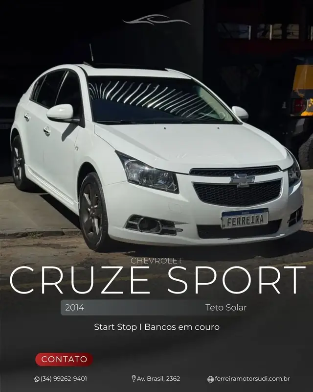 Carro Chevrolet Cruze 2014 HB Sport LTZ 1.8 16V FlexP. 5p Mec