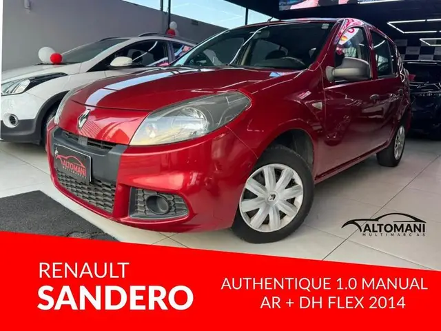 Carro Renault Sandero 2014 Authentique 1.0 16V (flex)