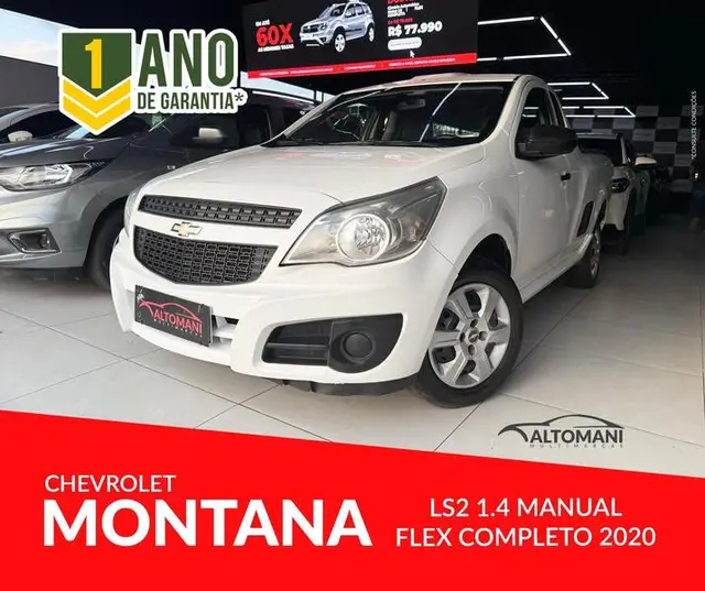 Carro Chevrolet Montana 2020 LS 1.4 (Flex)