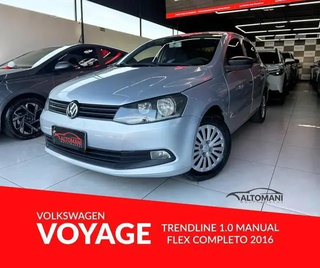 Carro Volkswagen Voyage 2016 1.0 TEC Trendline (Flex)