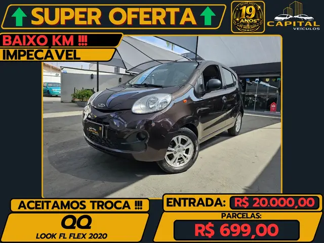 Carro CAOA Chery QQ 2020 New Look 1.0 12V