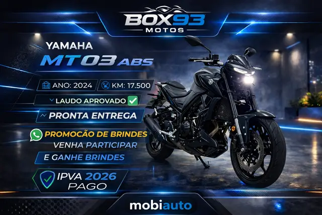 Moto Yamaha MT-03 2024 ABS