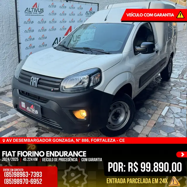 Carro Fiat Fiorino 2025 1.4 Endurance (Flex)