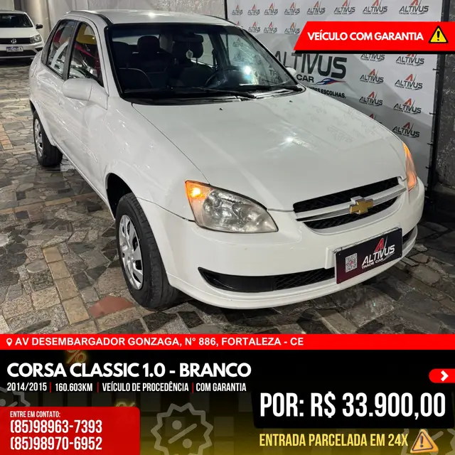 Carro Chevrolet Classic 2015 LS 1.0 VHCE (Flex)