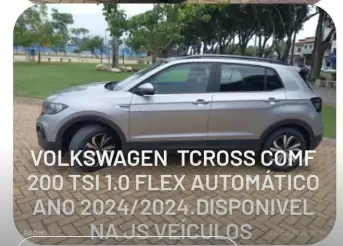 Carro Volkswagen T-Cross 2024 1.0 200 TSI Comfortline (Aut) (Flex)