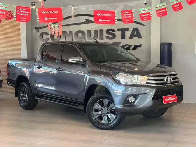 Carro Toyota Hilux Cabine Dupla 2017 Hilux 2.7 SRV CD 4x4 (Flex) (Aut)